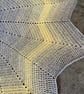 Grey and lemon crocheted baby blanket, unisex baby blanket, baby gift idea - Image 6