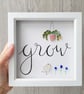 Handwritten sea glass GROW - Image 1