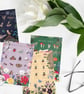 British Nature Guides Set of 4 Note Cards, Bees, Bats, Insects and Fungi - Image 3