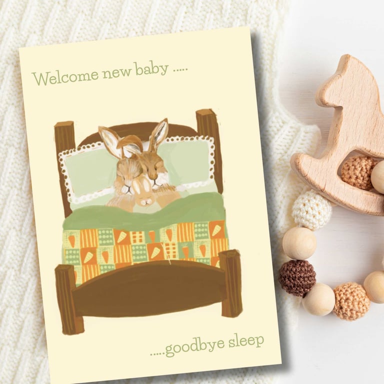 New baby  congratulations card little one