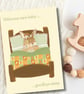 New baby  congratulations card little one - Image 2