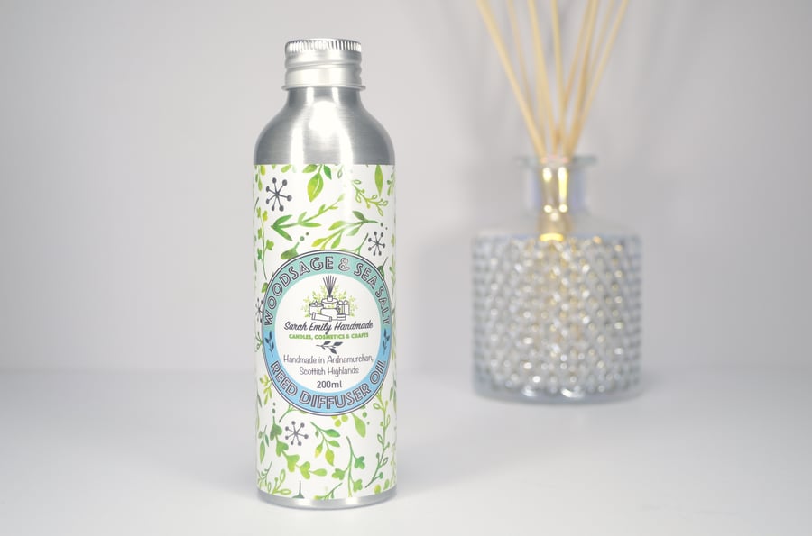 Woodsage & Sea Salt Diffuser Refill