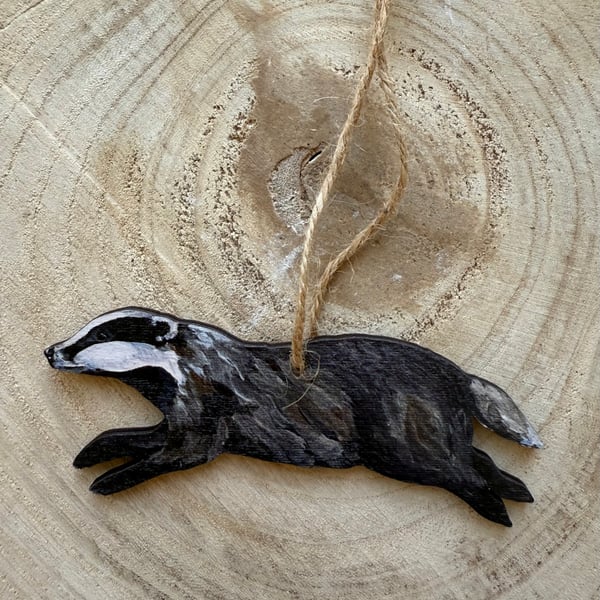 Sustainable Badger Decoration 