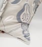 Embroidered pastel green envelope cushion cover.   - Image 3