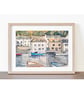 Original ACEO Watercolour Miniature Painting, Polperro Harbour, Cornwall - Image 6