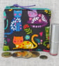 Small purse, coin purse, cats. - Image 2