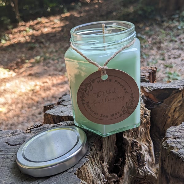 WOODLAND WALK SCENTED, HAND POURED, SOY WAX CANDLE – 220G