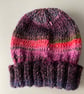 Hand Knitted Child's Beanie Hat - Age 4 - 6 yrs - Image 2