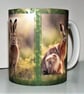 hare ceramic mug brown hare - Image 2