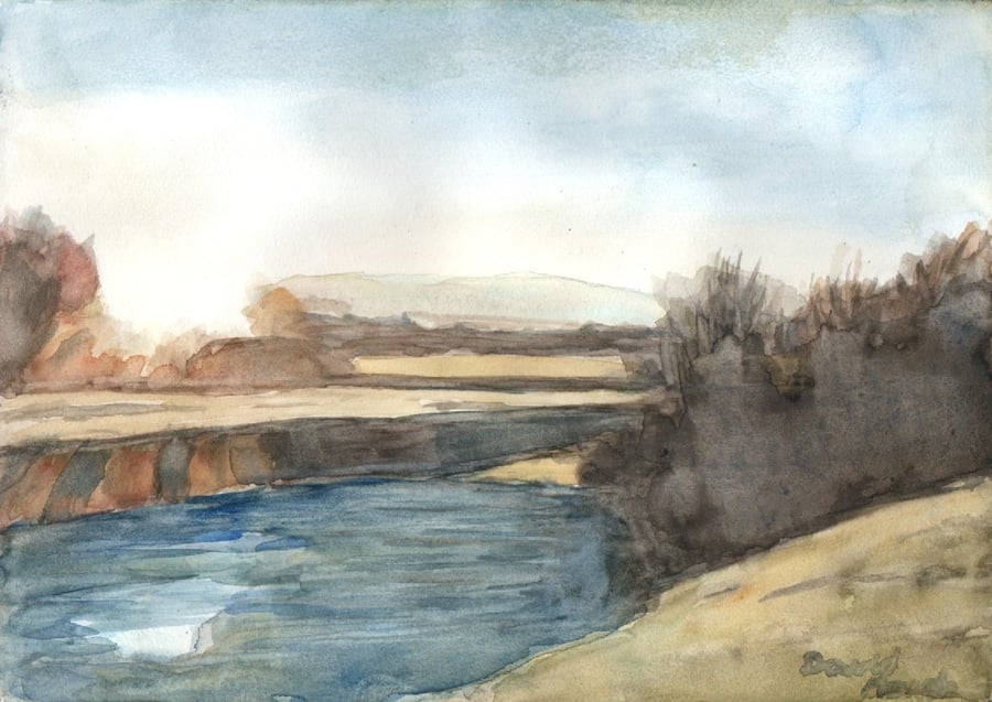 Winter in Coquet Dale Mouse Mat