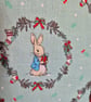 Christmas gift bag; Peter Rabbit hangs up his socking - Image 4