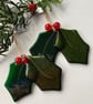 Fused Glass Holly - Image 1