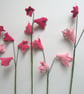  Pink felt Flowers - Image 1