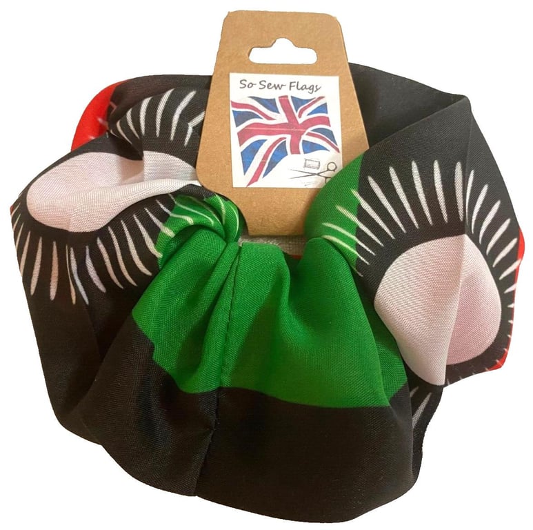 Malawi Malawian New Flag Hair Scrunchie Scrunchies Accessory Band Elastic