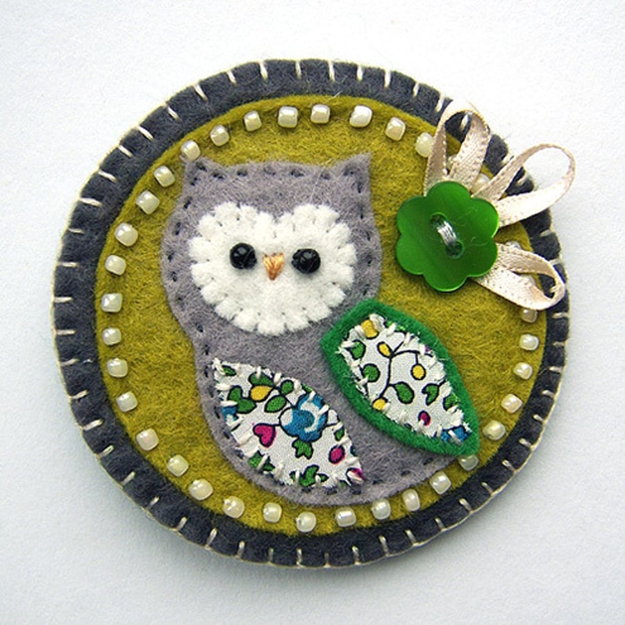Owl Brooch