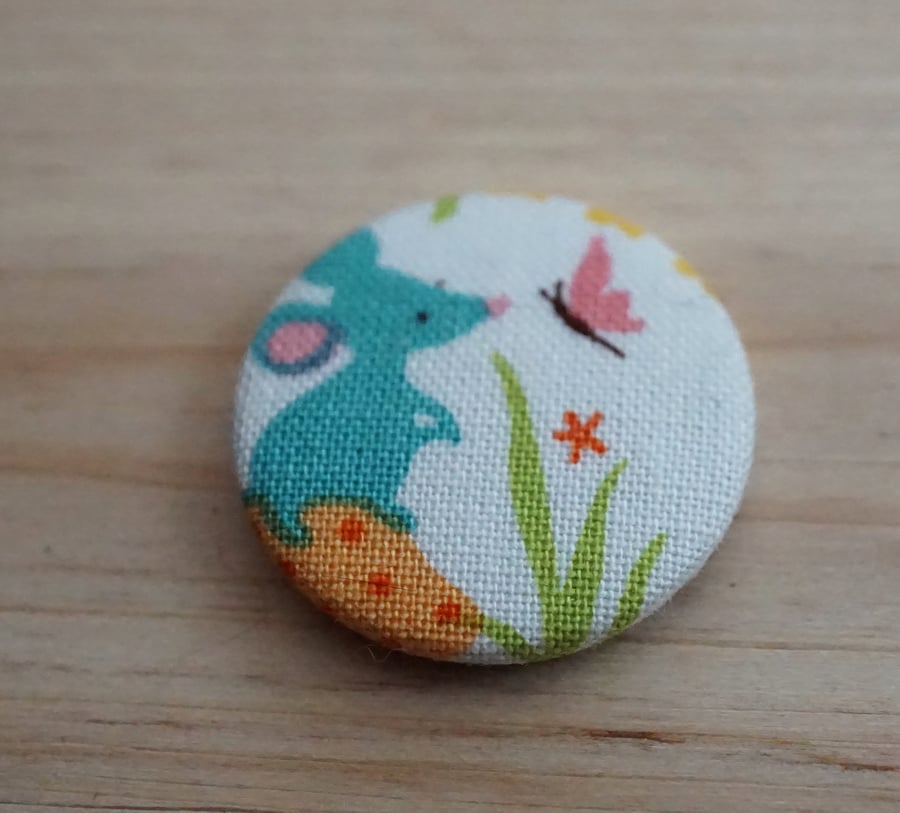Mouse Fabric Badge