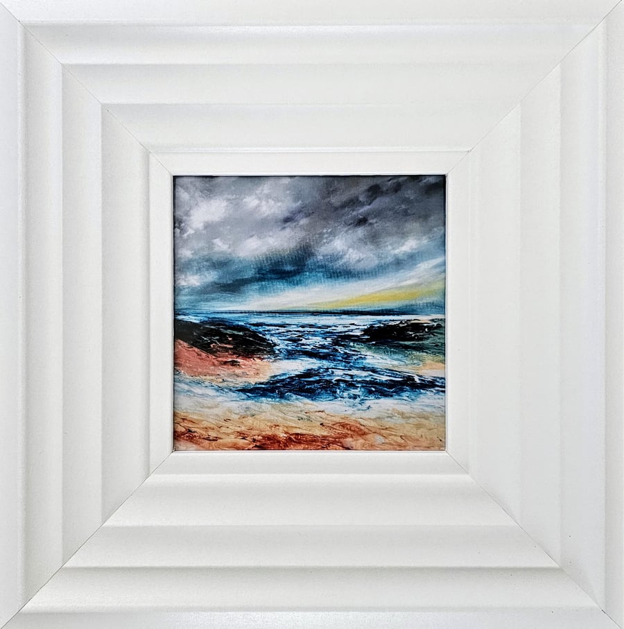 Framed Print on glazed ceramic tile.