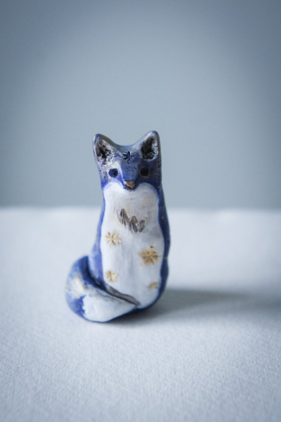 Fox With Stars Sculpture
