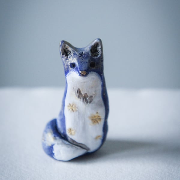Fox With Stars Sculpture