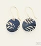 050 - Handmade Aluminium and Silver Reversible Earrings