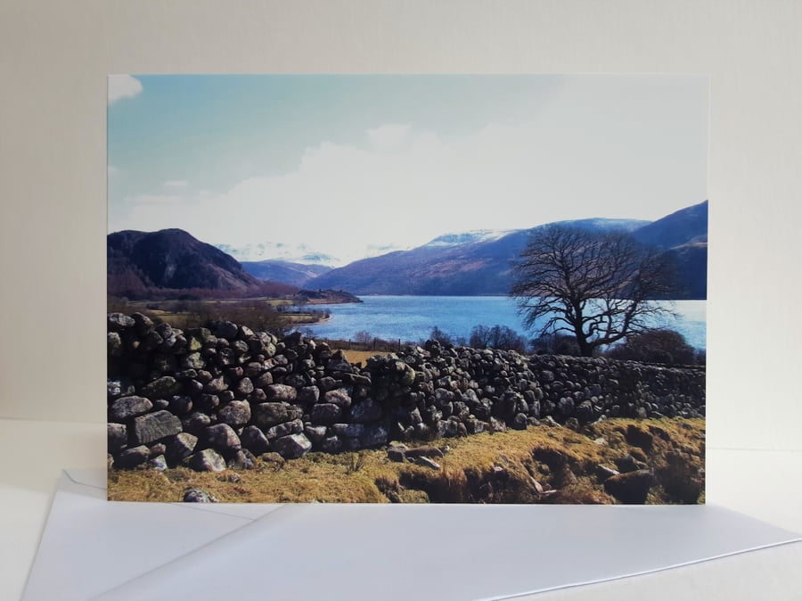 Lakeland scene - landscape greeting card