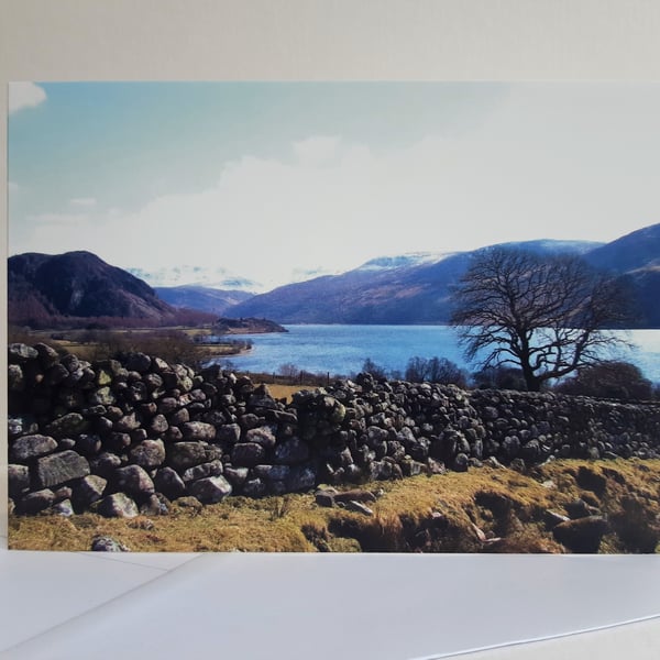 Lakeland scene - landscape greeting card