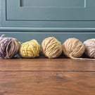 Textile art, wool naturally dyed