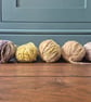 Textile art, wool naturally dyed
