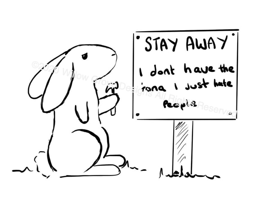 Stay Away - Art Print
