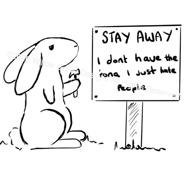 Stay Away - Art Print