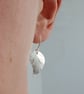 Silver Leaf Earrings, Gift for nature lover - Image 7