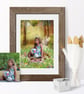 Woodland Clearing, Fantasy Fairy Portrait custom photo art - Image 1