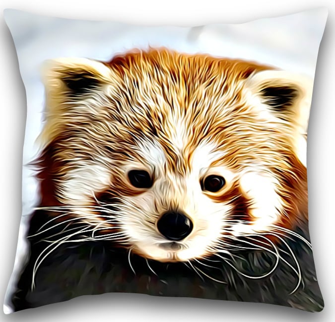 Red Panda Cushion Red Panda cushion cover