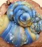 50g Forget Me Not Art Batt for Spinning & Felting