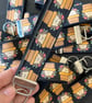 Hedgehog in plant pot wristlet keychain. Hedgehog keyring. Hedgehog wrist strap  - Image 5