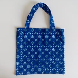 Gift bag, cotton bag, gift wrap, blue gift bag, birthday, Xmas, bag