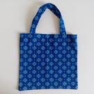 Gift bag, cotton bag, gift wrap, blue gift bag, birthday, Xmas, bag