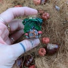 Fairy house, fairy door ornament 