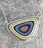 Statement Jeep fordite and sterling silver necklace - Image 4