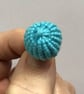 Yorkshire Buttons, Embellishments, Cotton Thread, Set of Six, Turquoise - Image 4