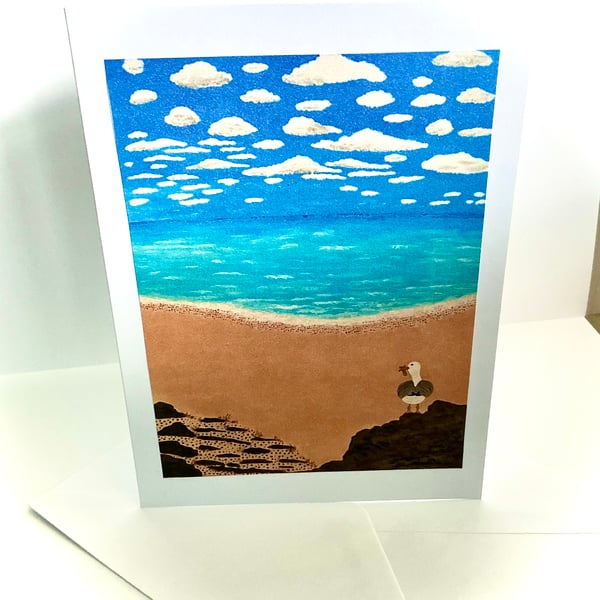 Seascape with Seagull 