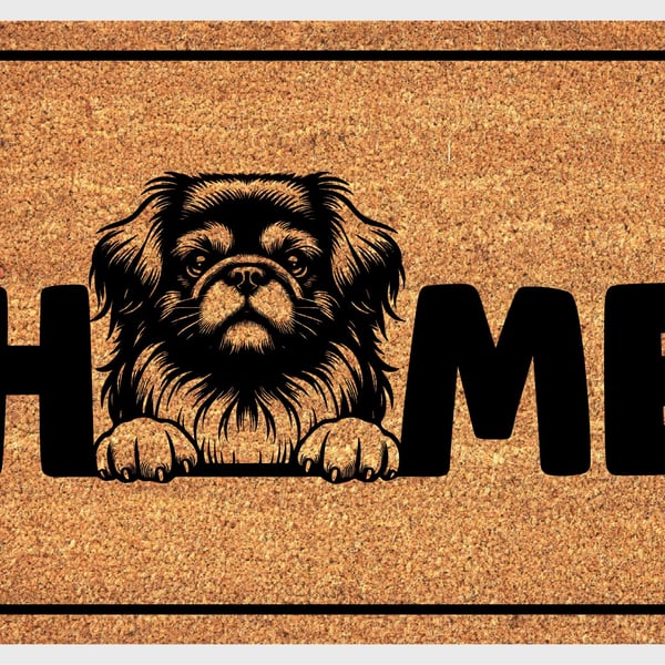 Pekingese Home Door Mat No.2 - Pekingese Welcome Mat - 3 Sizes