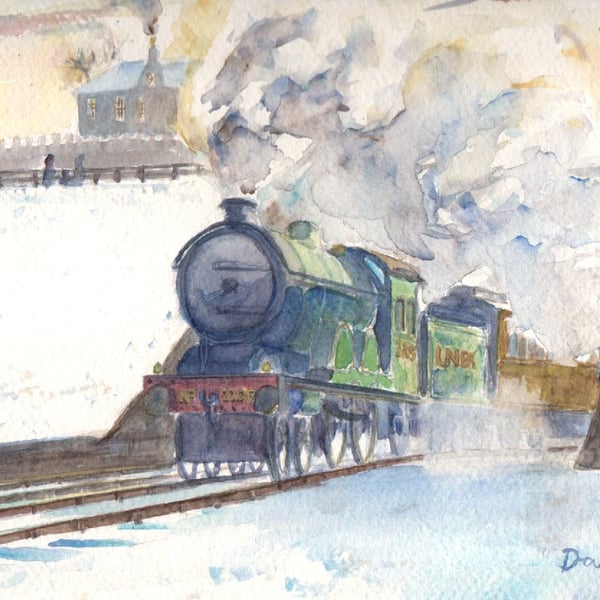 Newcastle and Carlisle Railway Christmas cards