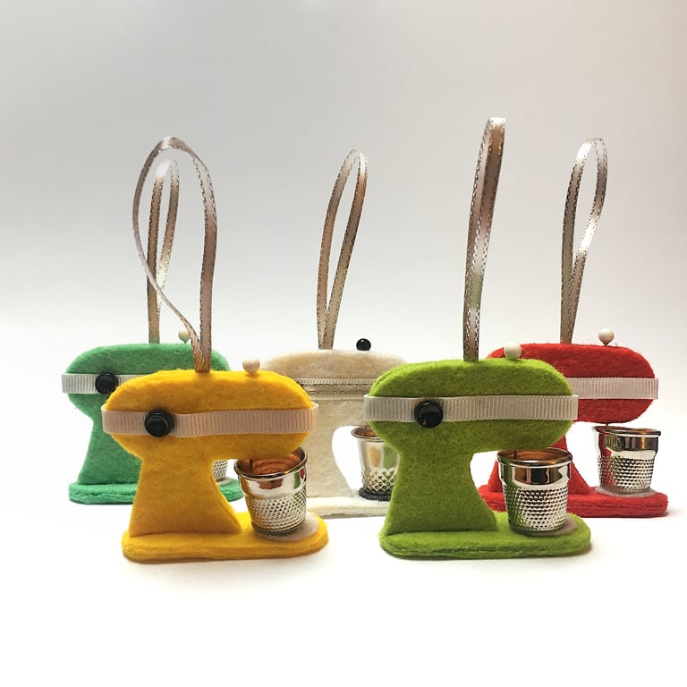 Kitchen Mixer Felt Ornament Various Colours