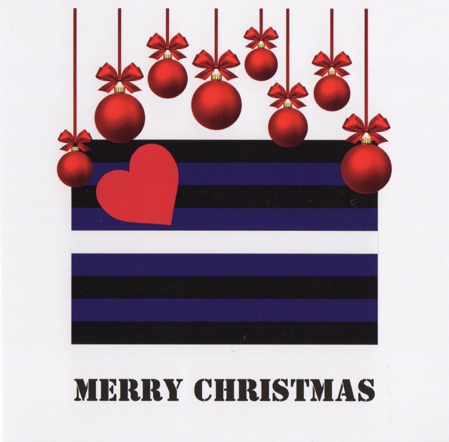 LGBTQ Plus Christmas Card - FREE Postage