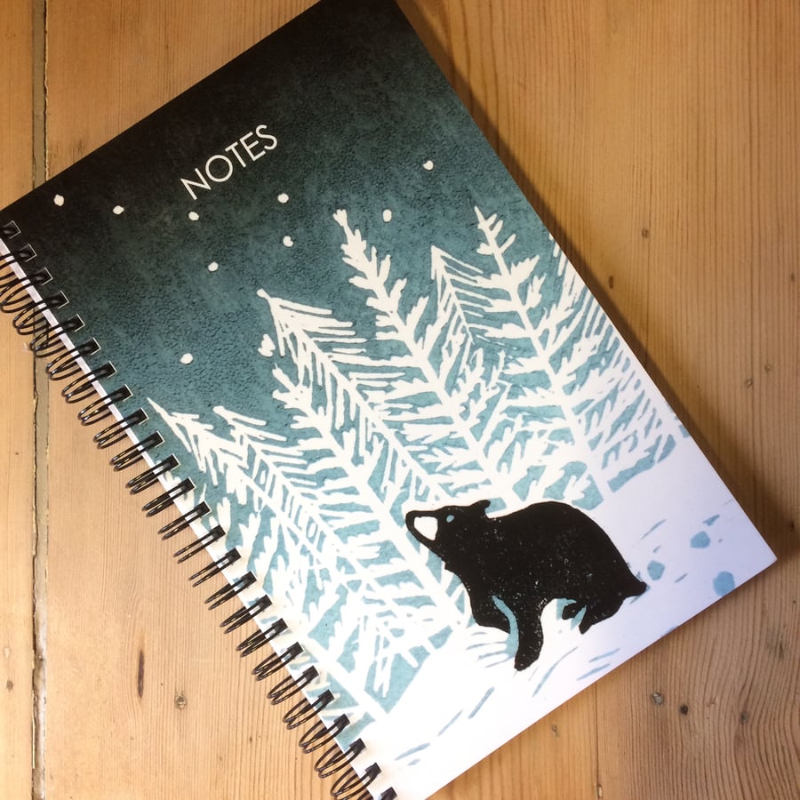 ‘Stargazey Bear’ notebook with 2019 calendar