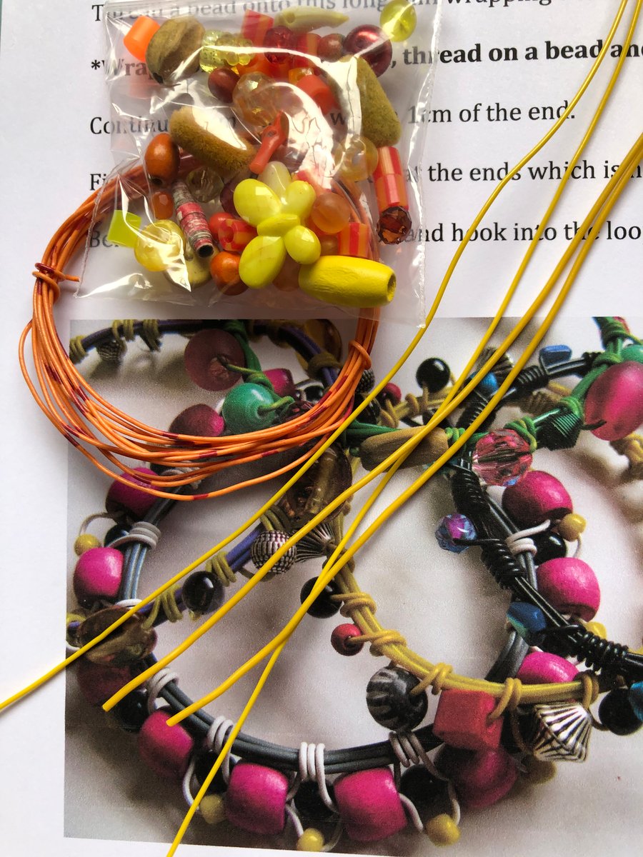 Wire & Bead Bracelet Kit