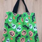 Childs Small Reusable Halloween Trick Or Treat Tote Bag 