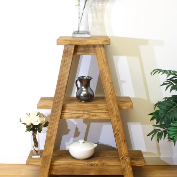 Handmade Solid Wood Shelf and Display Stand