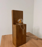 Handmade Solid Oak Block Lamp